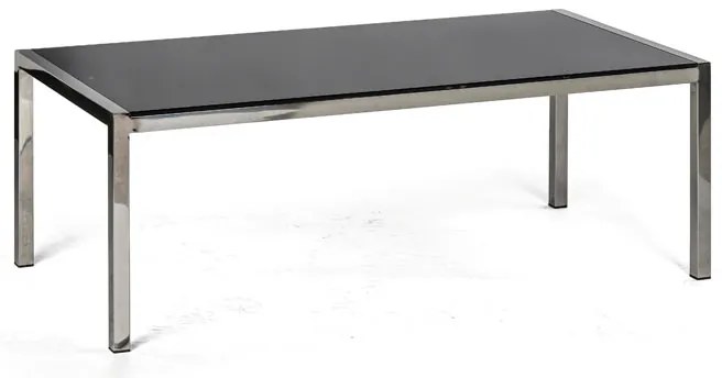 Szklany stół kawowy TAZ, 120x60 cm, czarny