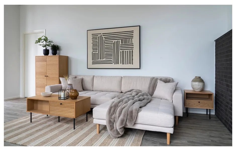 Poduszka dekoracyjna ze sztucznego futra 45x45 cm Galena – House Nordic