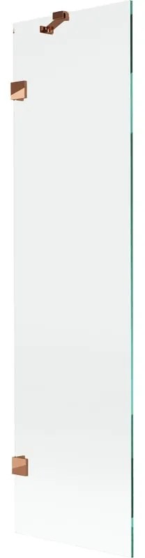 Mexen Lunar parawan nawannowy 1-skrzydłowy 50 x 150 cm, transparent, różowe złoto - 897-050-000-60-00