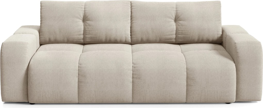 Masseno Sofa DUCA z funkcją spania i pojemnikiem na pościel - Beżowy - CURIO 09