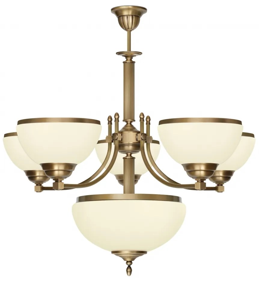 Klasyczny żyrandol mosiężny R-S6AE