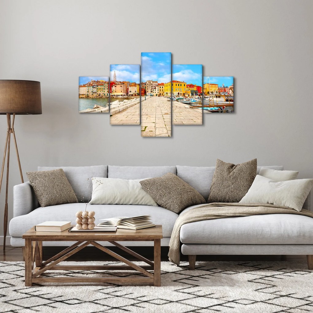 Obraz - Stare istryjskie miasto Poreč, Chorwacja (125x70 cm)