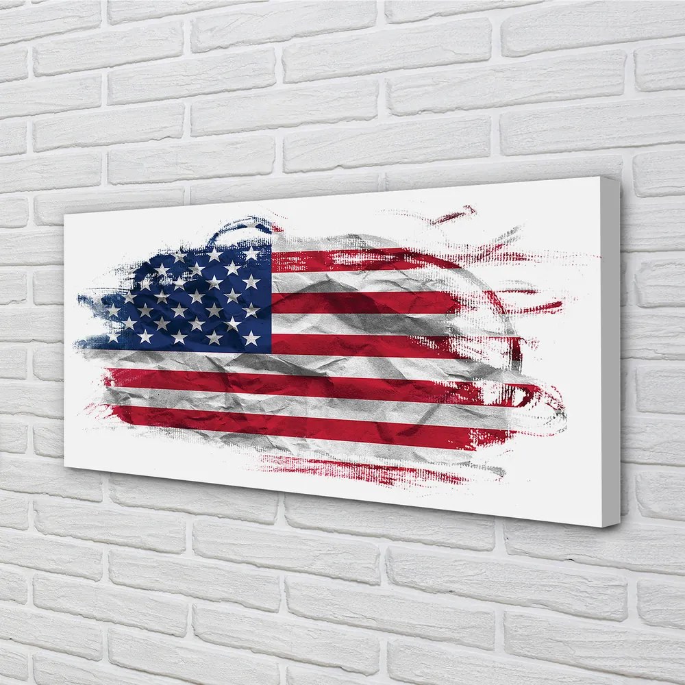 Obraz canvas na ścianę Flaga USA