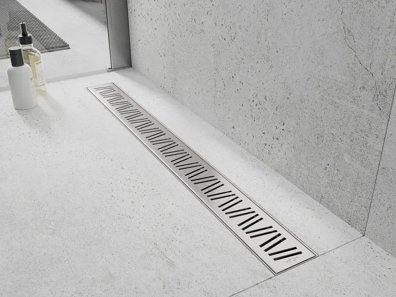 Mexen Flat M22 maskownica do odpływu liniowego 70 cm, inox - 1029070