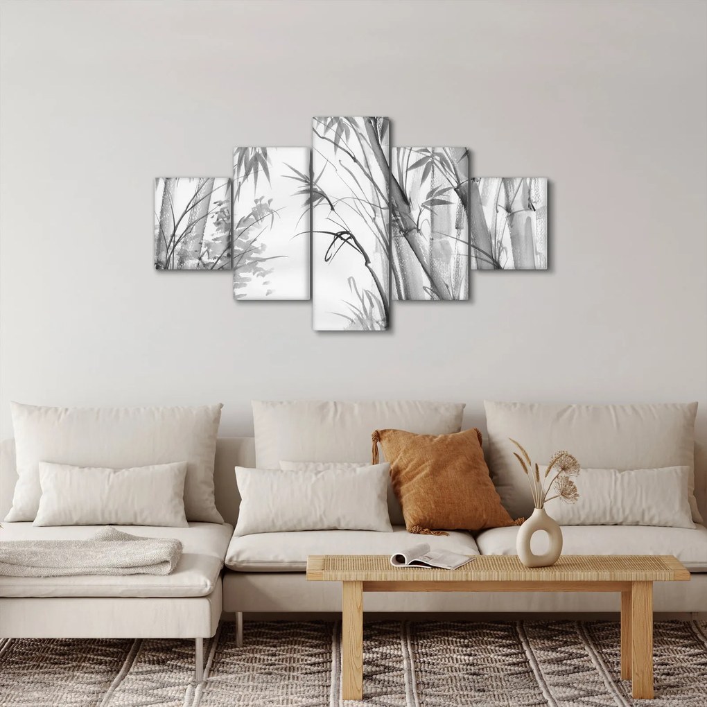 Obraz - Las bambusowy (125x70 cm)