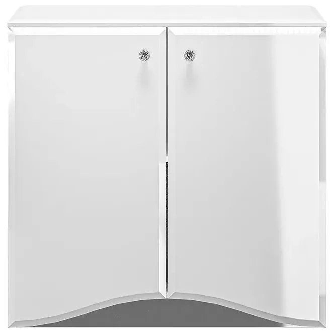 Komoda BLANC 09 2D 90cm biały połysk ML MEBLE