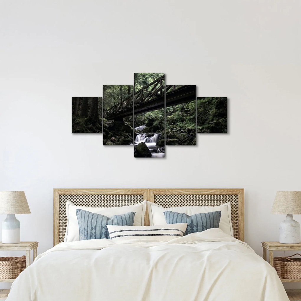 Obraz z czarnego lasu (125x70 cm)