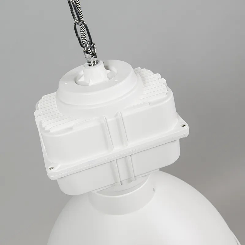 Industrialna lampa wisząca mała matowa biała - SickoPrzemysłowy Oswietlenie wewnetrzne