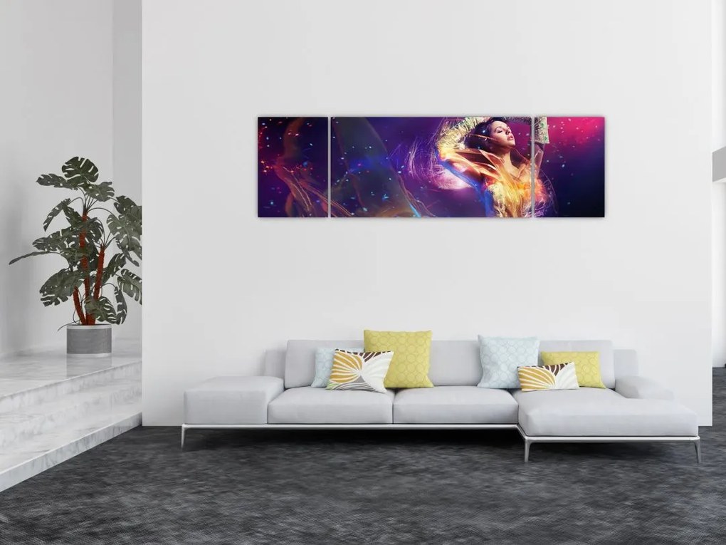 Obraz mistycznej kobiety (170x50 cm)