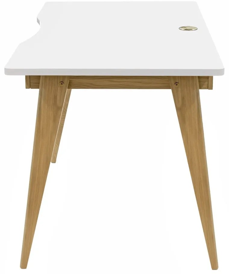 Biurko w dekorze dębu 70x140 cm Nice – Woodman