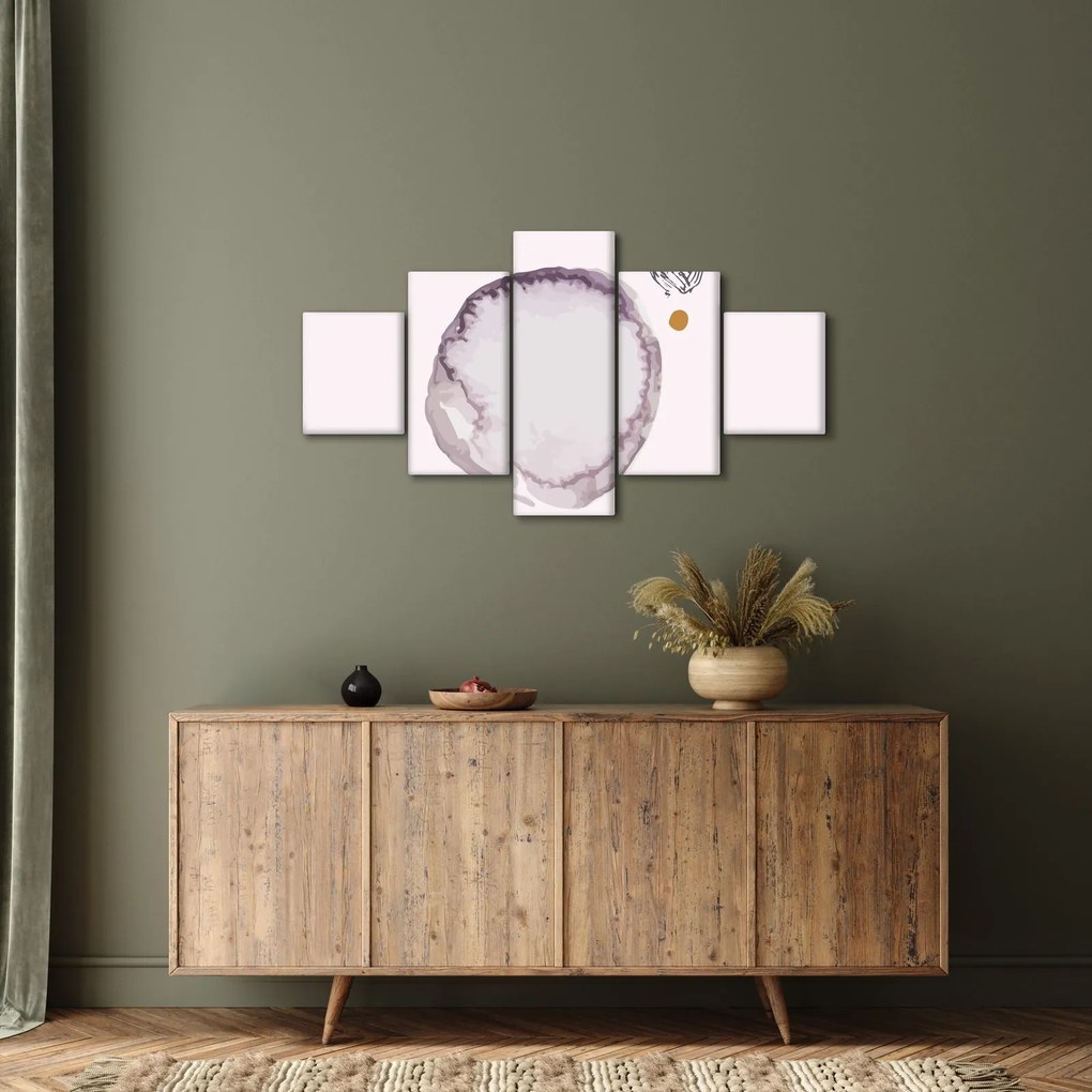 Obraz - Fioletowy minimalizm N⁰4 (125x70 cm)