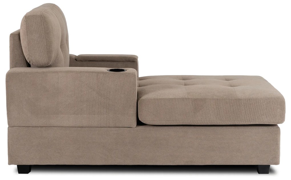 Fotel Wypoczynkowy Sofa NEO Beżowy Tapicerowany Nowoczesny