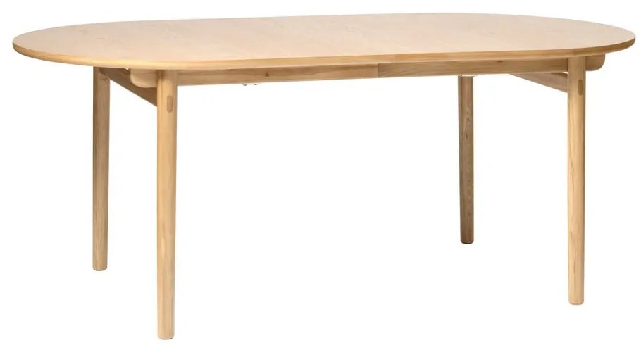 Rozkładany stół w dekorze dębu 100x190 cm Carno – Unique Furniture