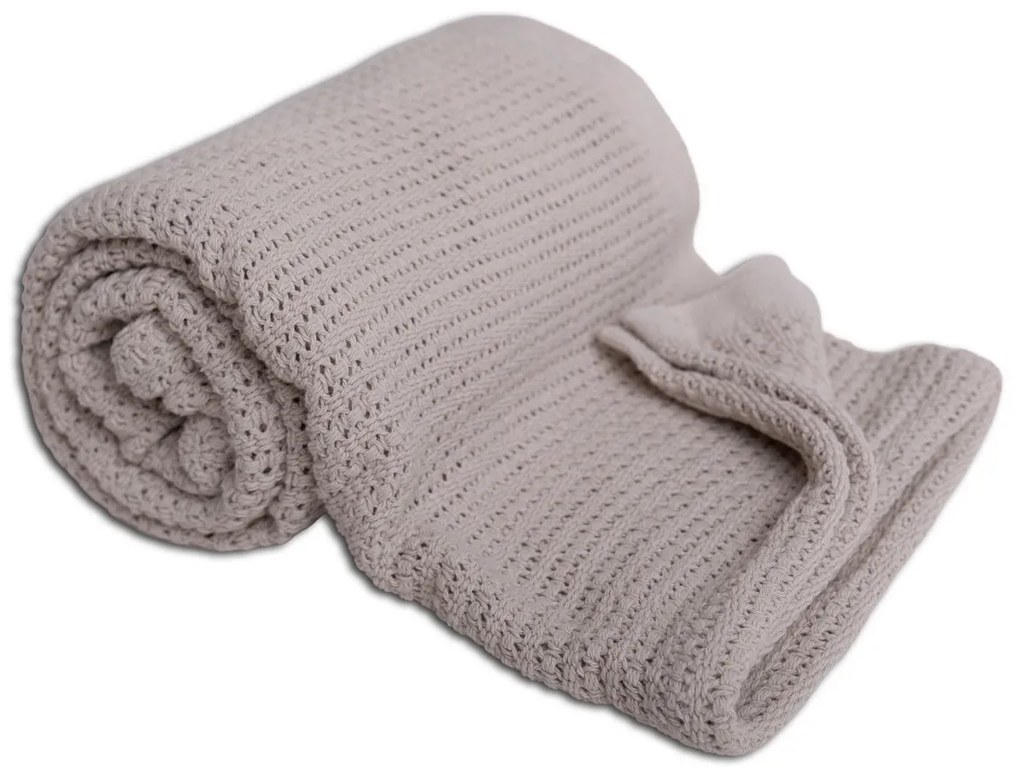 Babymatex Kocyk dziecięcy Lili kremowy, 75 x 100 cm