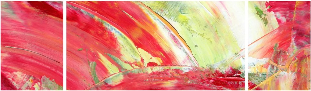 Obraz abstrakcji - malarstwo (170x50 cm)