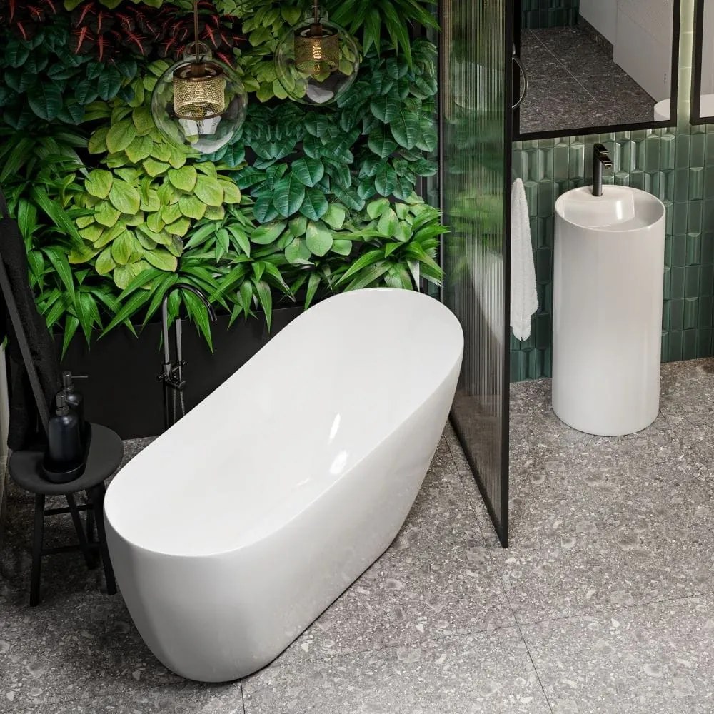 Massi Wanna wolnostojąca GO COLOR 150 cm STILLA z przelewem