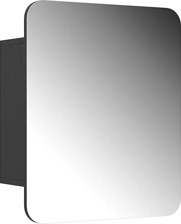 Szafka z lustrem w łazience antracyt 60x17.4x50 zino