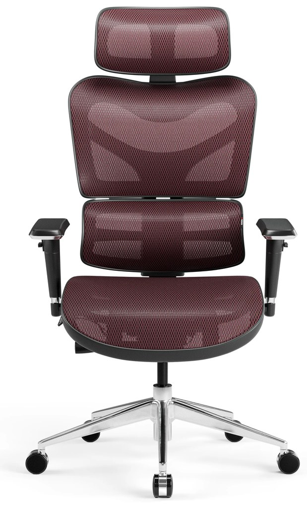 Fotel ergonomiczny Diablo V-Commander: Czarno-Burgundowy