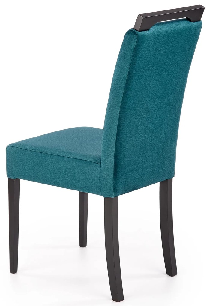 Krzesła drewniane tapicerowane CLARION 2 MONOLITH 37 (c. zielony) tradycyjne, drewniane, tapicerowane