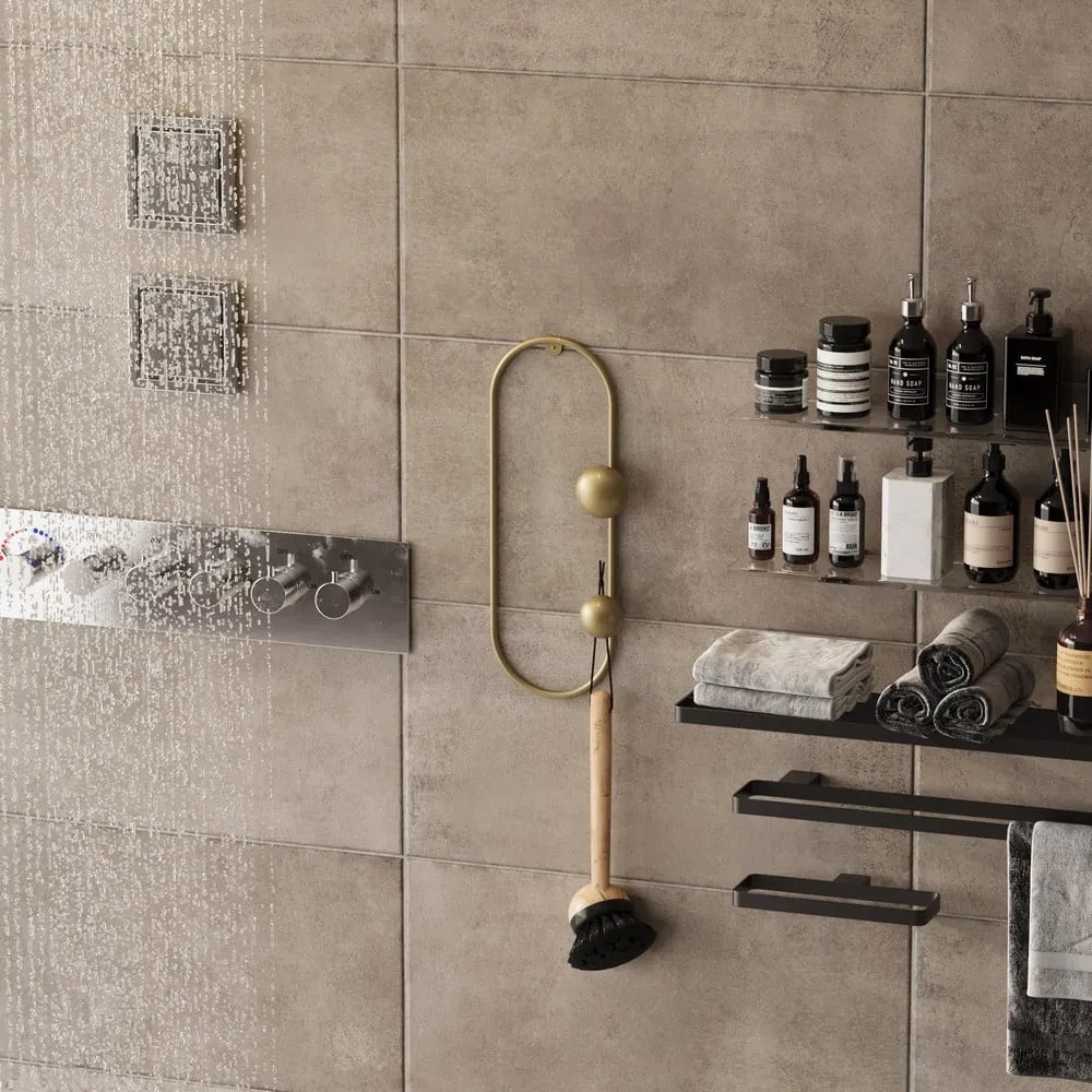 Metalowy wieszak ścienny w kolorze złota Dama – Kalune Design