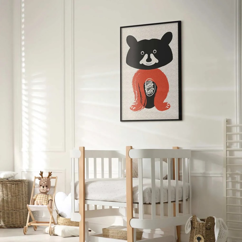 Plakat Sympatyczny szop 40x60 cm z ramą czarną bez marginesu ARTGEIST B