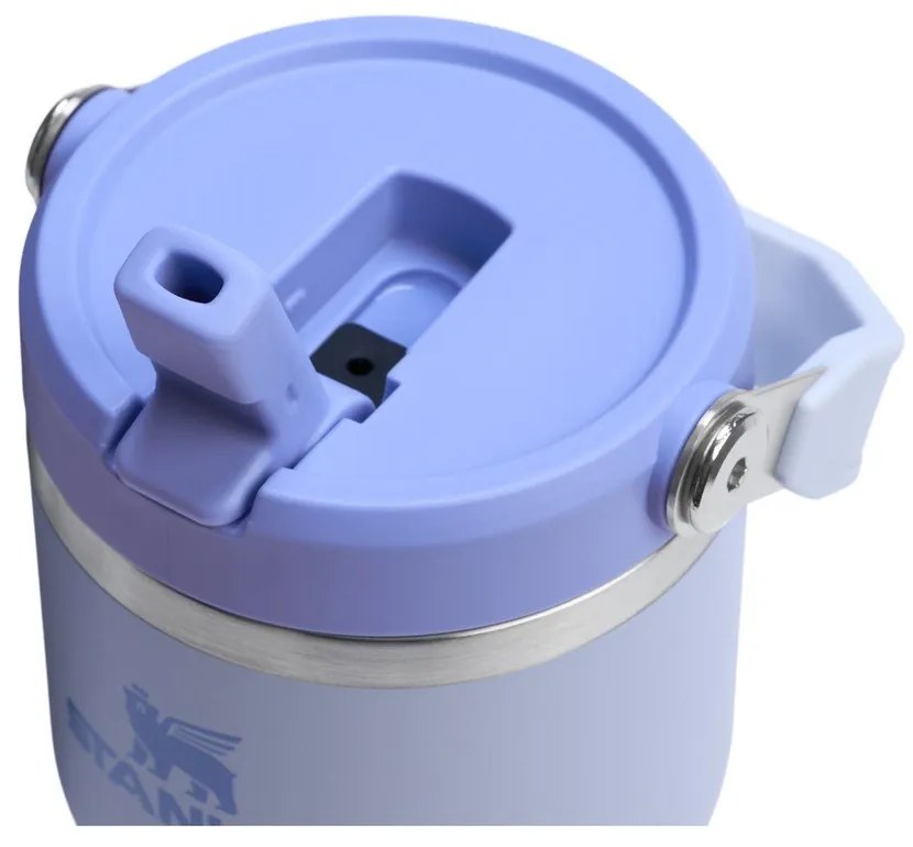 Fioletowy termos ze stali nierdzewnej 600 ml IceFlow™ Flip Straw 2.0 Tumbler Dew Drop – Stanley