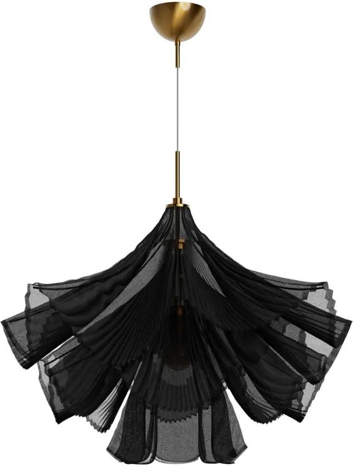 ByRydens 4202590-4000 - Żyrandol na lince JULIETTE 1xE27/8W/230V czarny