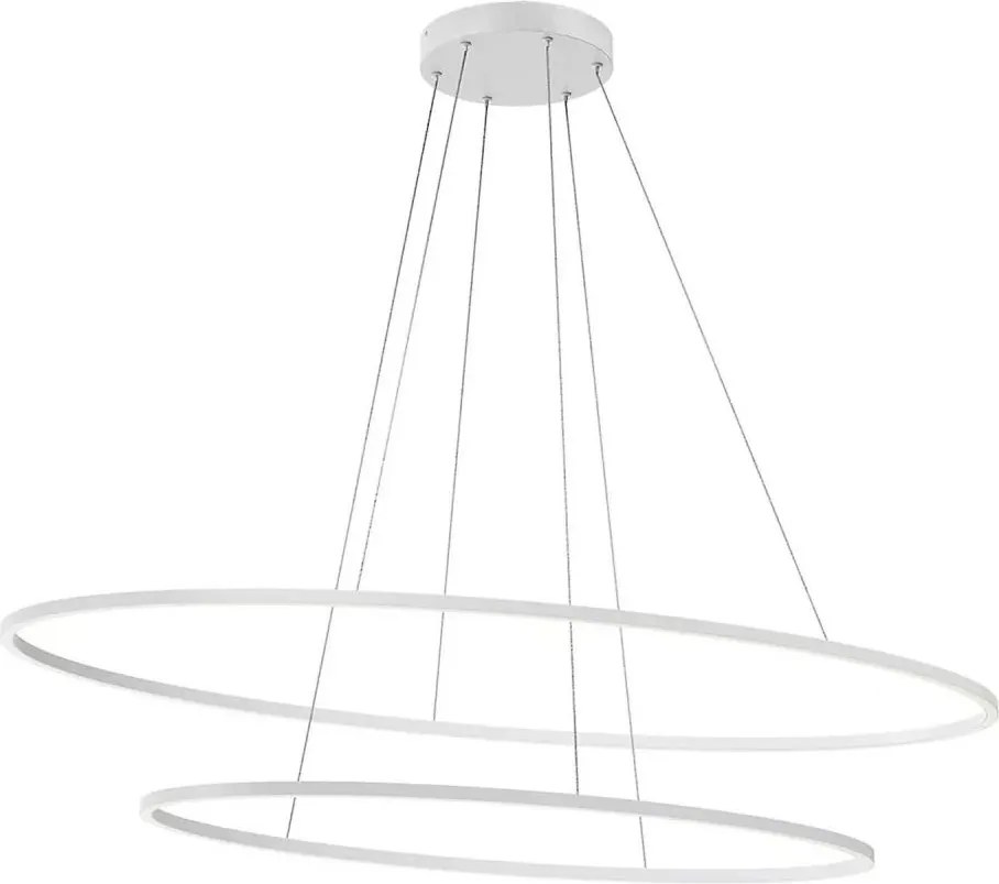 Redo 01-3342 - ściemnialny żyrandol LED na lince LEO LED/115W/230V biały