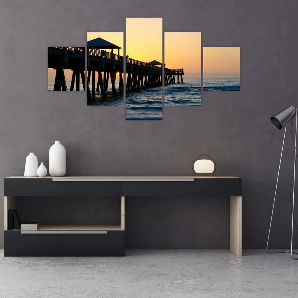 Obraz na plaży (125x70 cm)