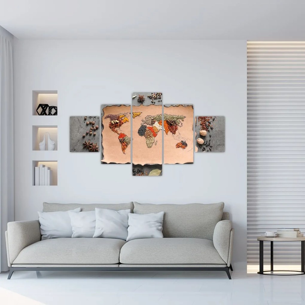 Obraz - Przyprawy świata (125x70 cm)