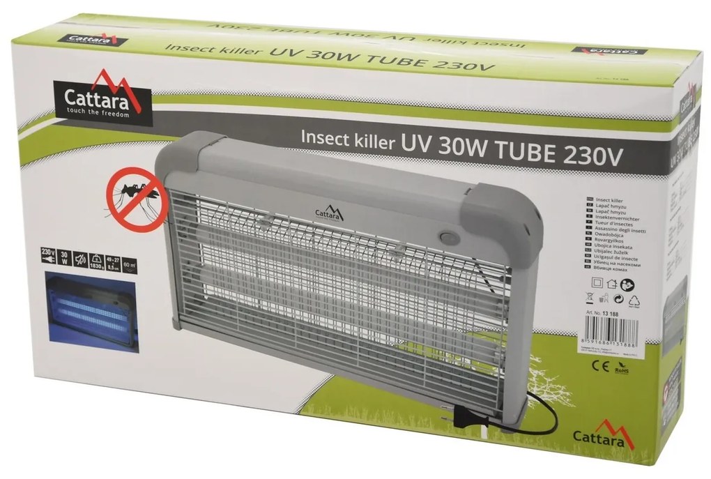 Cattara Łapka do owadów UV Tube 30 W, 230 V