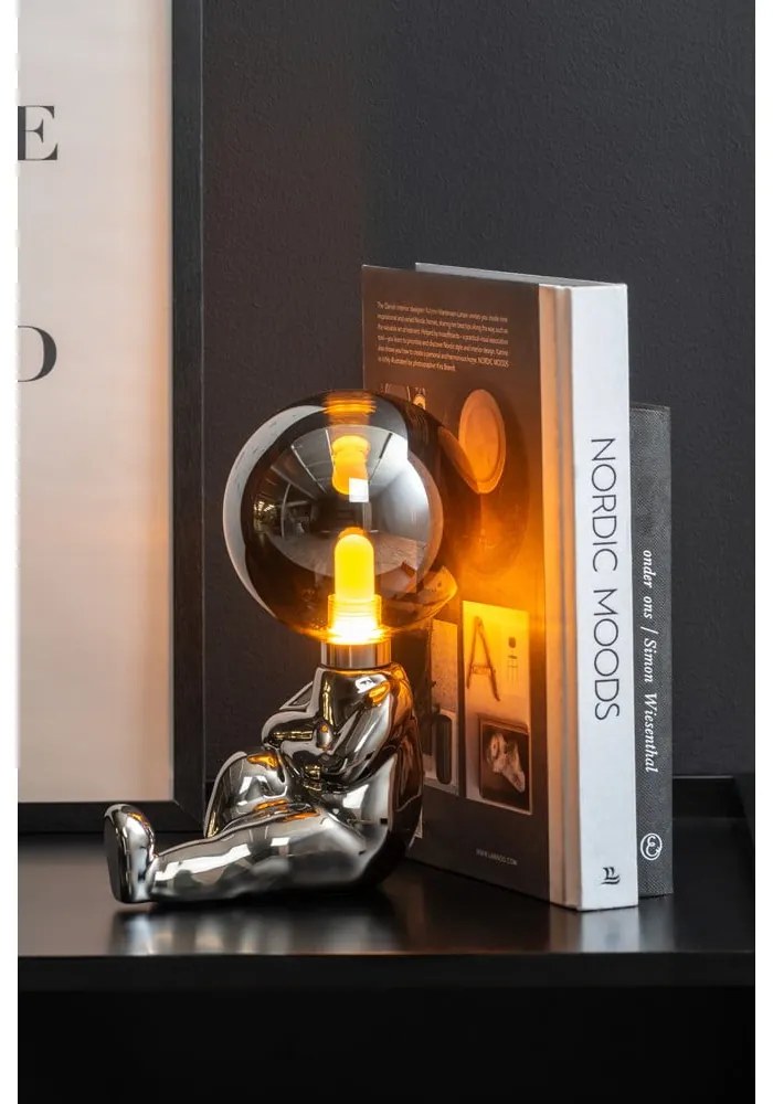 Lampka dziecięca w kolorze srebra Joey – Leitmotiv