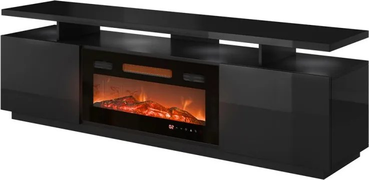 Szafka RTV Aniceto z kominkiem