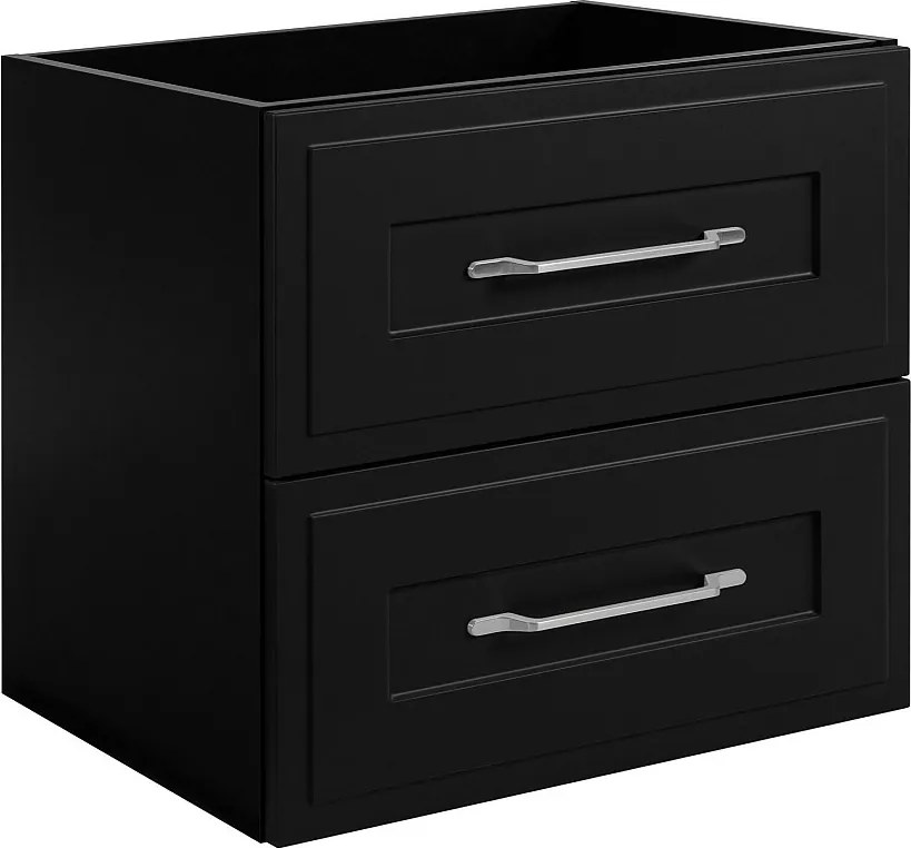 Szafka podumywalkowa w stylu klasycznym, czarna, 60 x 57 x 46 cm