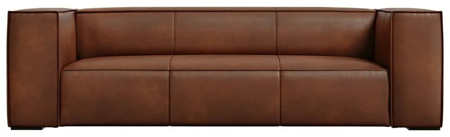 Koniakowa skórzana sofa 227 cm Madame – Windsor &amp; Co Sofas