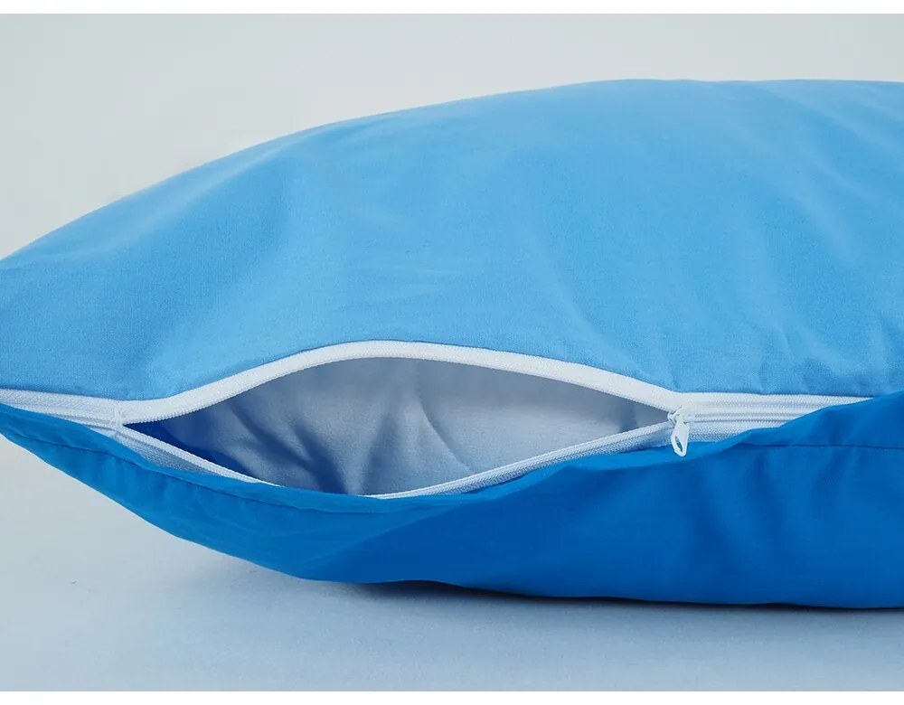 B.E.S. Petrovice Bawełniana pościel Double face kobalt/niebieska