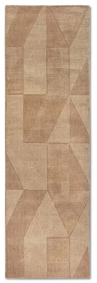 Beżowy wełniany chodnik tkany ręcznie 80x250 cm Ursule – Villeroy&amp;Boch