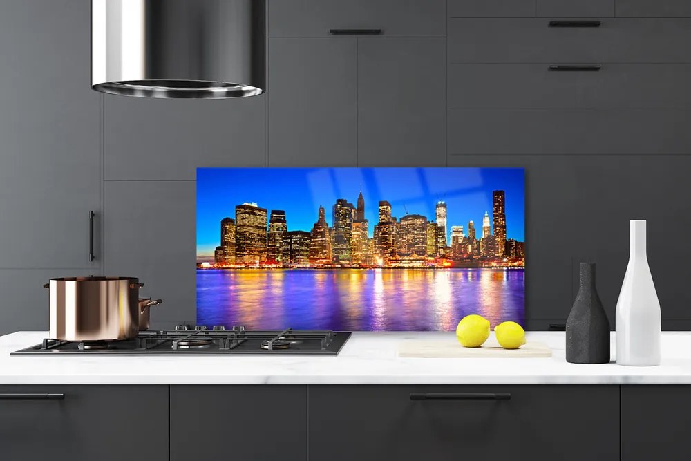 Panel Szklany Panorama Miejskiej Metropolii