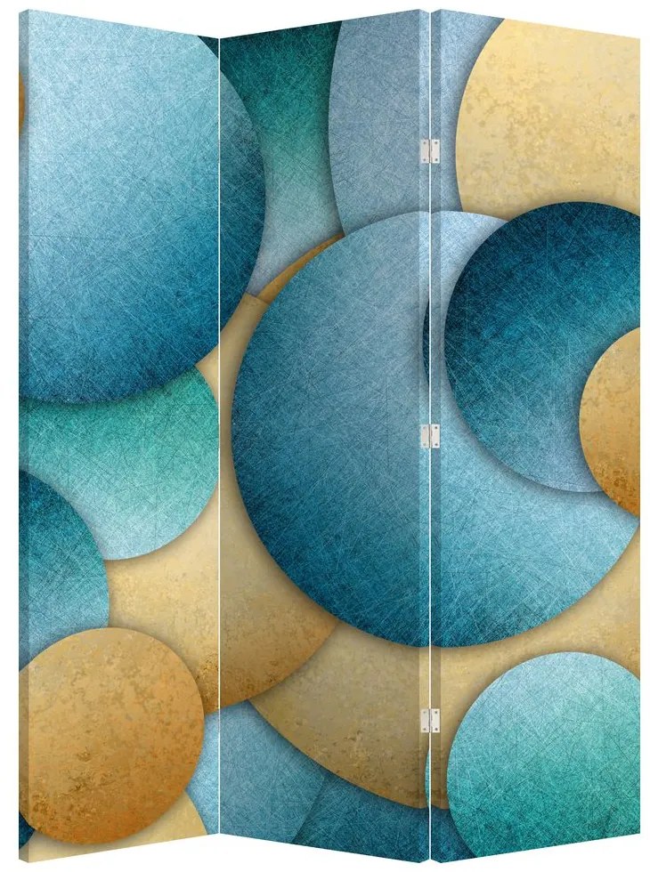 Parawan - Kręgi abstrakcji (126x170 cm)