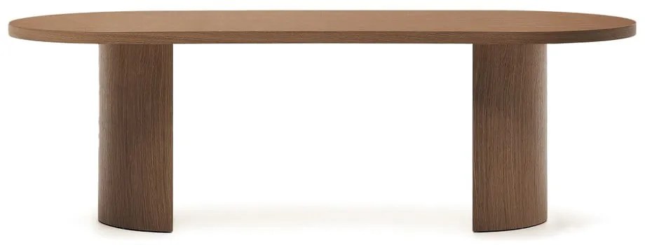 Okrągły stół z blatem w dekorze orzecha 100x240 cm Nealy – Kave Home