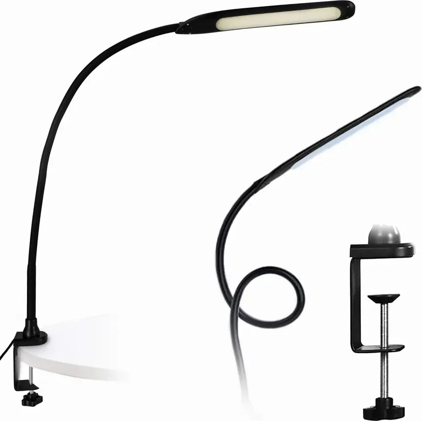 Czarna lampka biurkowa LED - M002 K0-M49