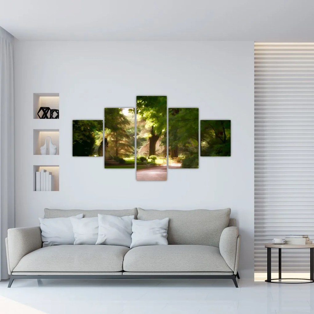 Obraz parku (125x70 cm)