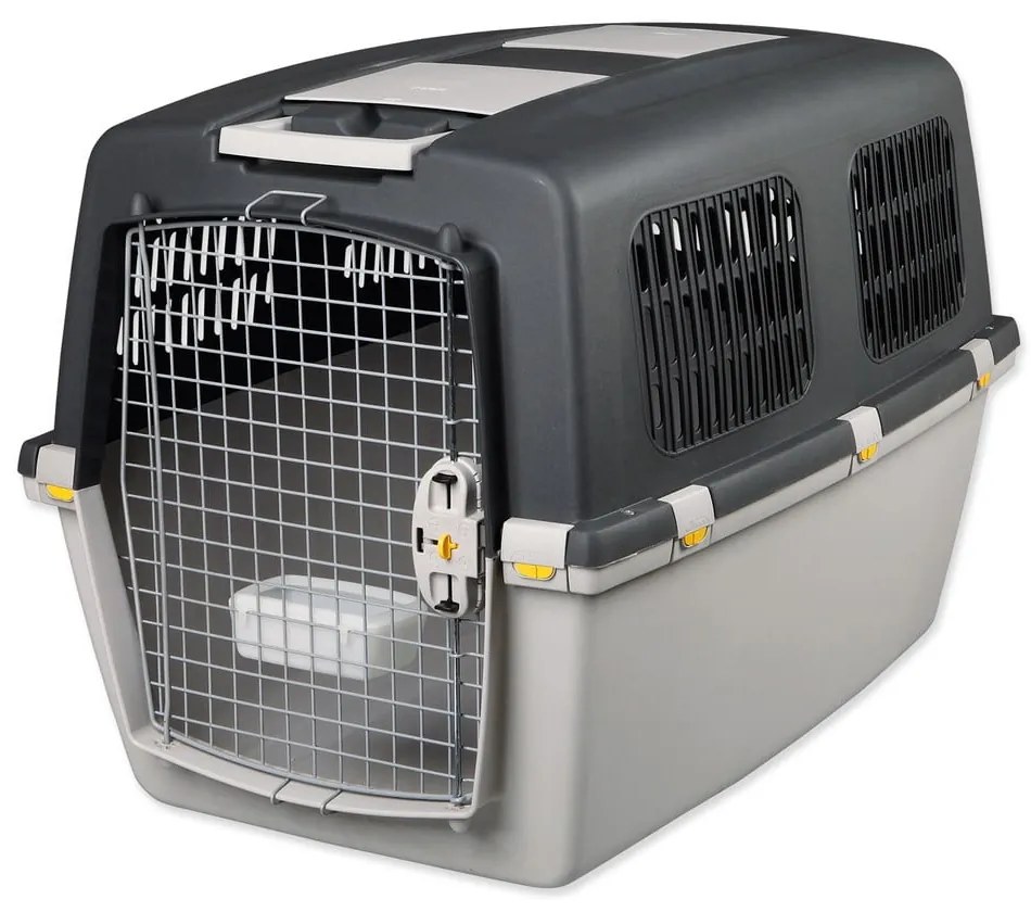 Szary transporter dla czworonoga 92x64 cm Trixie Gulliver 6 M-L – Plaček Pet Products