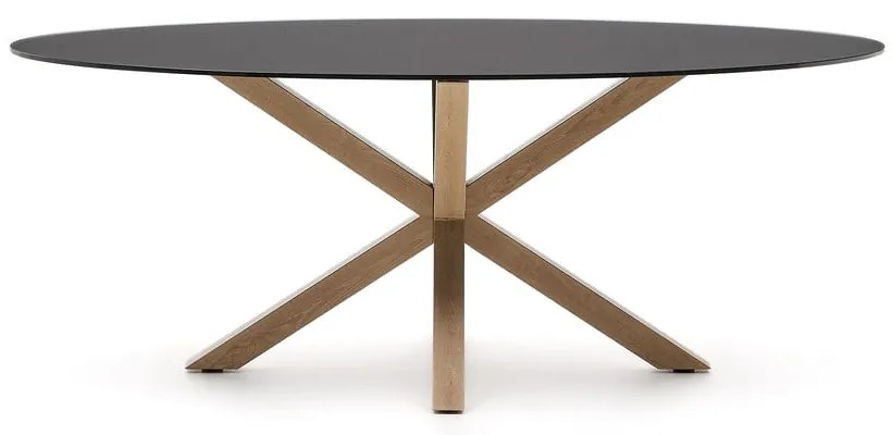 Stół ze szklanym blatem 100x200 cm Argo – Kave Home