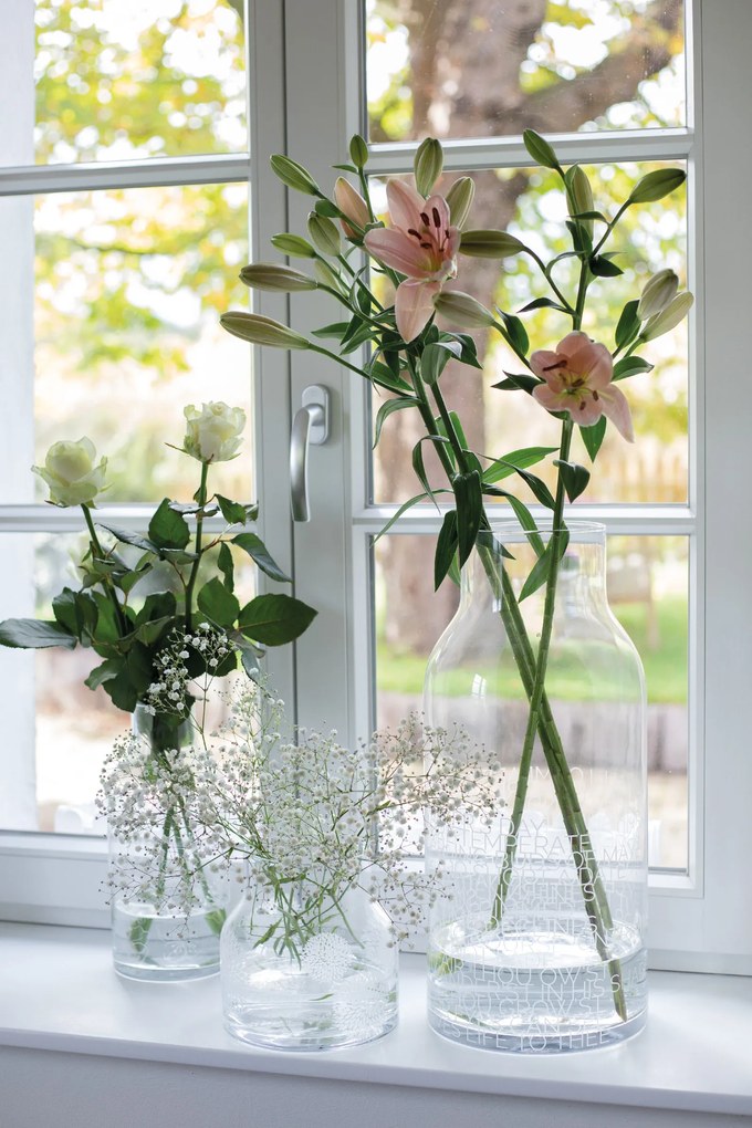Szklany wazon BLOSSOMS