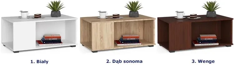 Biały stolik kawowy do salonu N9-M06