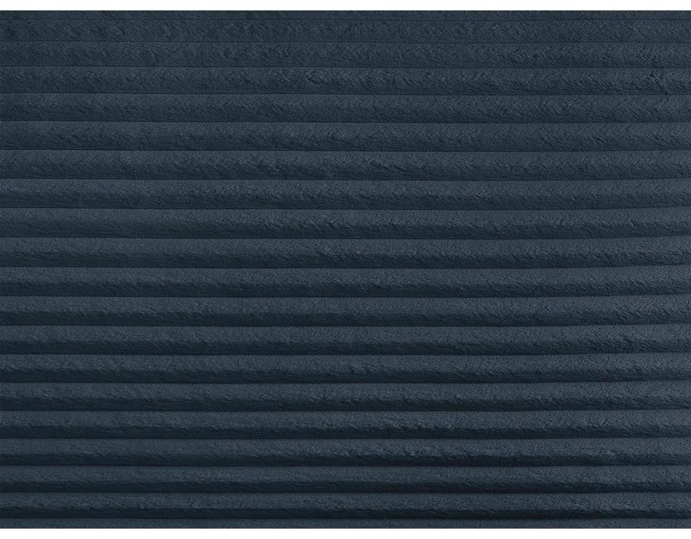 Ciemnoniebieska sztruksowa rozkładana sofa 257 cm Lucien – Bobochic Paris