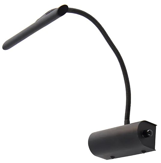 Designerska lampa ścienna czarna 18,5 cm w tym LED ze ściemniaczem - Tableau Nowoczesny Oswietlenie wewnetrzne