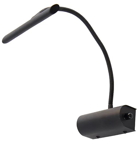 Designerska lampa ścienna czarna 18,5 cm w tym LED ze ściemniaczem - Tableau