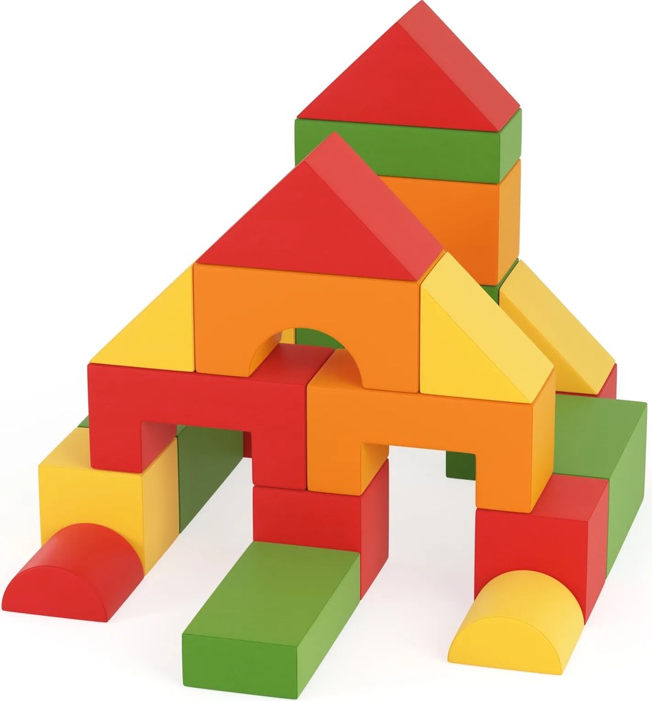 Zestawy piankowy do zabawy dla maluchów Happy Castle Baby Max
